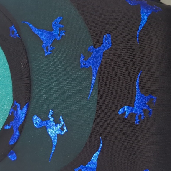 Mesh blue foil raptor dress - Picture 2 of 5